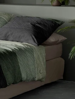 Irisette Biber-Bettwäsche grün