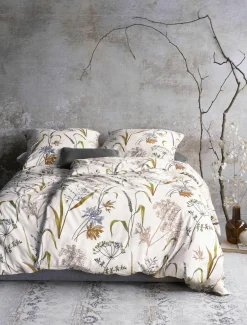 Irisette Biber-Bettwäsche mehrfarbig