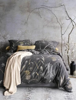 Irisette Biber-Bettwäsche silberfarben