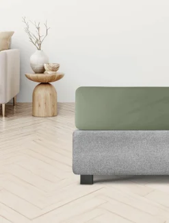 Irisette Jersey-Spannbetttuch grün