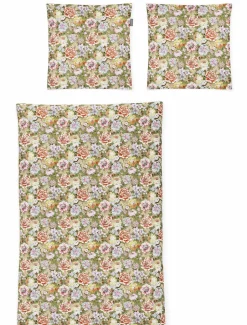 Irisette Mako-Satin-Bettwäsche grün