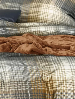 Irisette Mako-Satin-Bettwäsche goldfarben