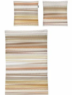 Irisette Mako-Satin-Bettwäsche orange