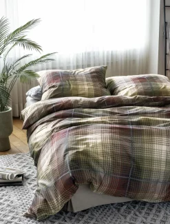 Irisette Mako-Satin-Bettwäsche rot