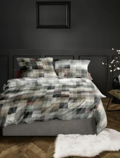 Irisette Satin-Bettwäsche braun