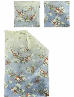 Irisette Satin-Bettwäsche blau