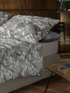 Irisette Satin-Bettwäsche braun