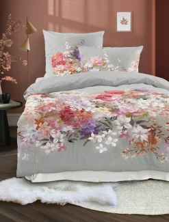 Irisette Satin-Bettwäsche grün