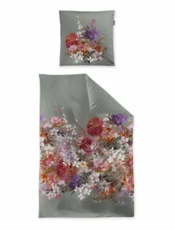 Irisette Satin-Bettwäsche grün