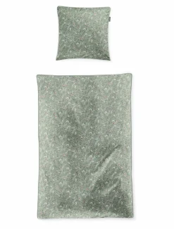 Irisette Satin-Bettwäsche grün