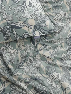 Irisette Satin-Bettwäsche grün