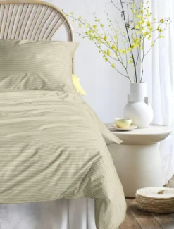 Irisette Satin-Bettwäsche gelb