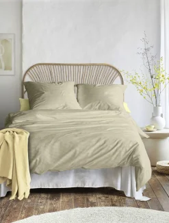 Irisette Satin-Bettwäsche gelb