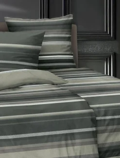 Irisette Satin-Bettwäsche grün