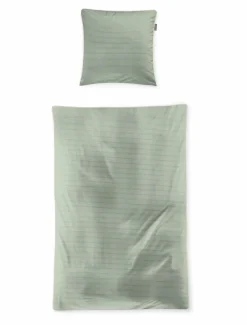 Irisette Satin-Bettwäsche grün