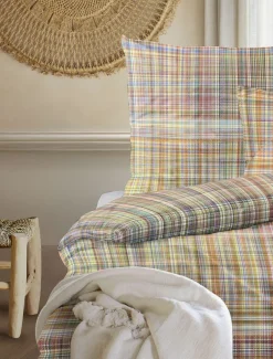 Irisette Satin-Bettwäsche mehrfarbig