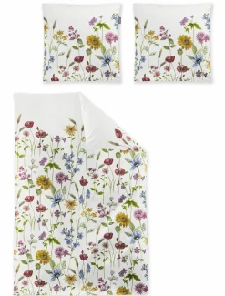 Irisette Satin-Bettwäsche mehrfarbig