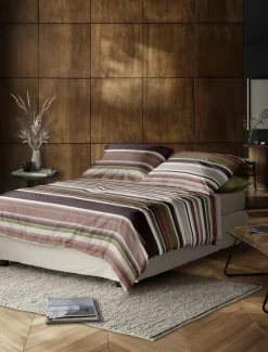 Irisette Satin-Bettwäsche orange