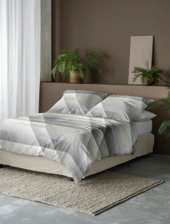 Irisette Satin-Bettwäsche silberfarben