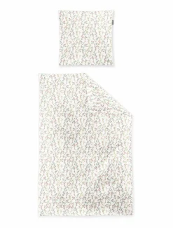 Irisette Seersucker-Bettwäsche rot