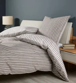 Janine Biber-Bettwäsche braun