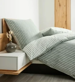 Janine Biber-Bettwäsche grün