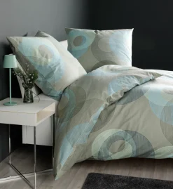 Janine Biber-Bettwäsche grün