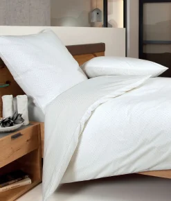 Janine Biber-Bettwäsche silberfarbengrau