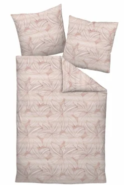 Janine Interlock-Jersey-Bettwäsche beigebraun