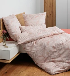 Janine Interlock-Jersey-Bettwäsche beigebraun