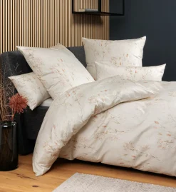 Janine Interlock-Jersey-Bettwäsche beigebraun