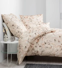 Janine Interlock-Jersey-Bettwäsche beigebraun