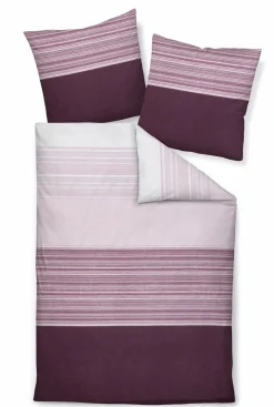 Janine Mako-Satin-Bettwäsche violett