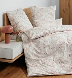 Janine Mako-Satin-Bettwäsche beigebraun