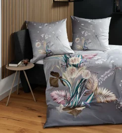 Janine Mako-Satin-Bettwäsche violett