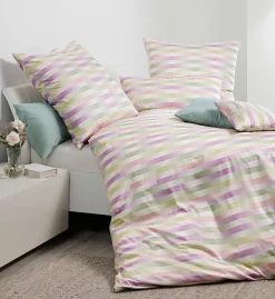 Janine Mako-Satin-Bettwäsche mehrfarbig