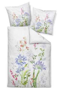 Janine Mako-Satin-Bettwäsche mehrfarbig