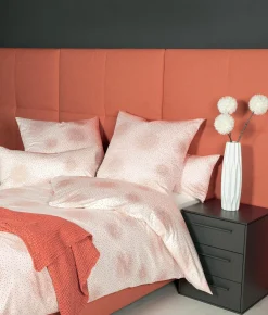 Janine Mako-Satin-Bettwäsche orange