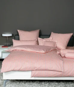 Janine Mako-Satin-Bettwäsche orange