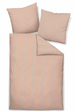 Janine Mako-Satin-Bettwäsche orange