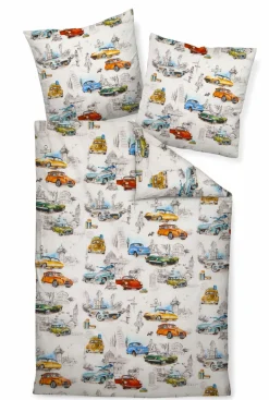 Janine Mako-Satin-Bettwäsche mehrfarbig