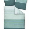 Janine Mako-Satin-Bettwäsche grün