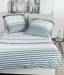 Janine Mako-Satin-Bettwäsche mehrfarbig