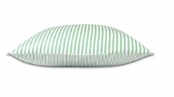 Janine Mako-Satin-Kissenbezug grün