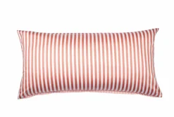 Janine Mako-Satin-Kissenbezug orange