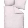 Janine Seersucker-Bettwäsche weißpink