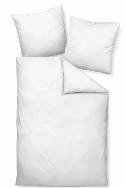 Janine Seersucker-Bettwäsche weiß