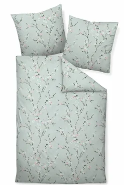 Janine Seersucker-Bettwäsche silberfarbengrau