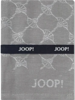 JOOP! Geschirrtuch silberfarbengrau