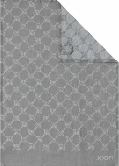 JOOP! Geschirrtuch silberfarbengrau